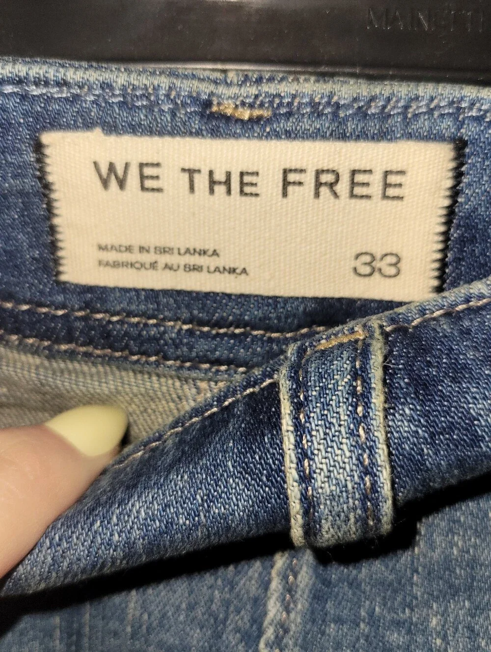 free people Denim Mini Skirt size 16